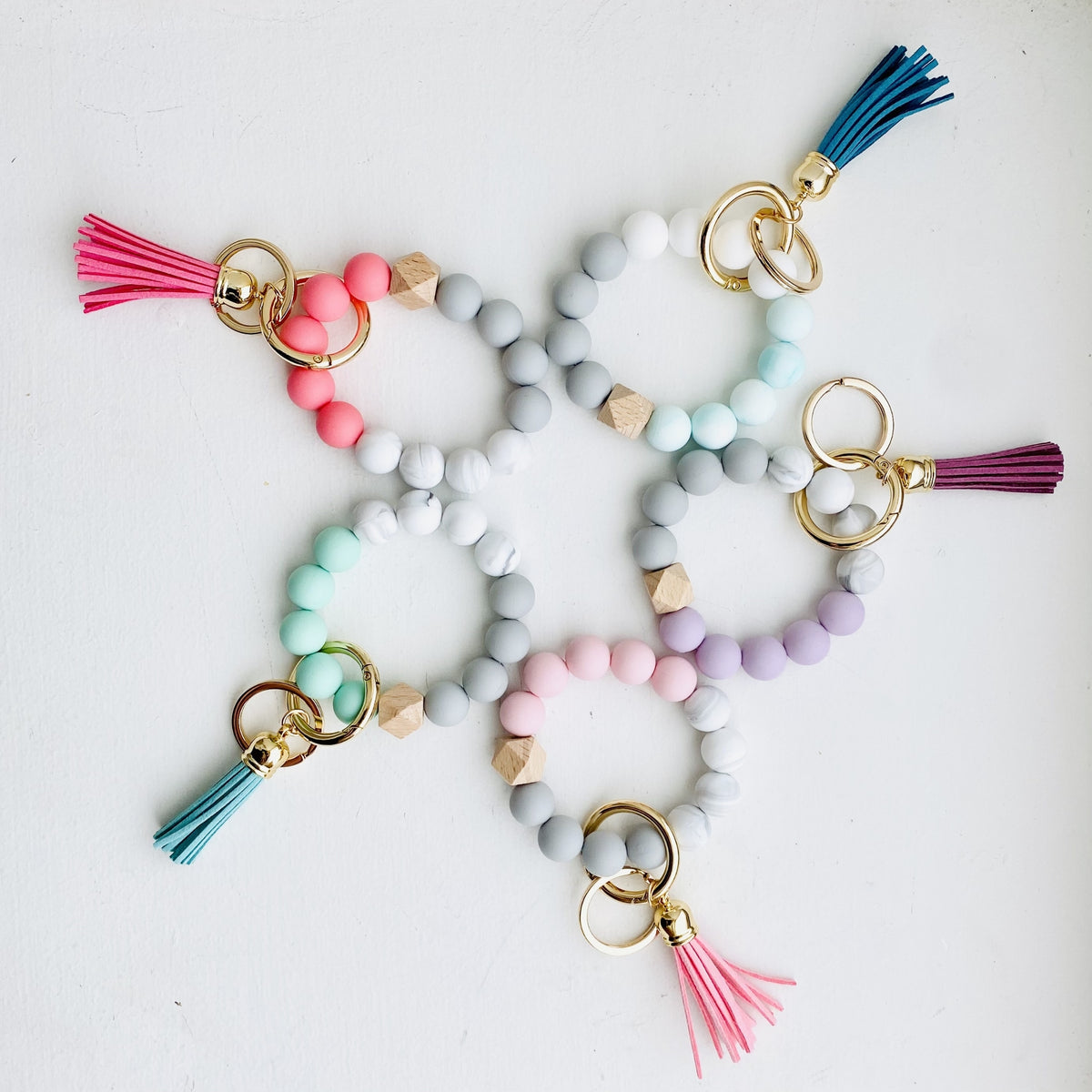 The Silicone Bead Store Keychain Hardware, Keychain Accessory Gold